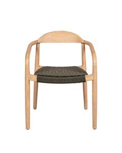 Chaise repas Eucalyptus et corde kaki