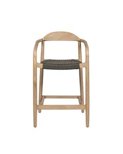 Chaise snack Eucalyptus et corde kaki