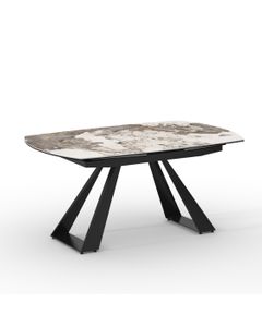 Table céramique AZOURA 160-240x100cm pivotante Pandora brillant
