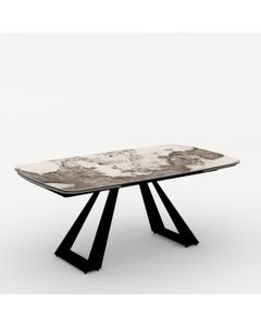 Table céramique AZOURA 180-260x100cm extensible Pandora brillant