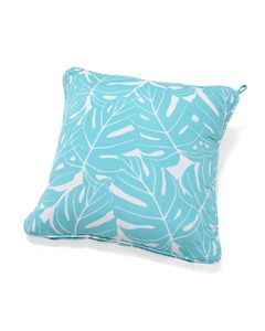 Coussin outdoor 45x45cm bleu turquoise