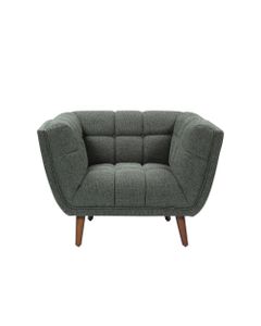 Fauteuil en tissu vert