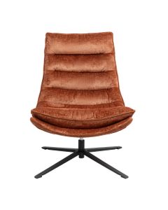 Fauteuil pivotant cuivre