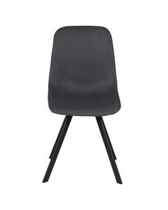 Chaise en tissu gris