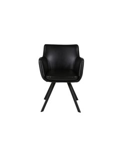 Fauteuil PU noir