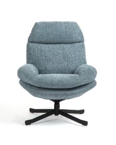 Fauteuil inclinable pivotant bleu clair