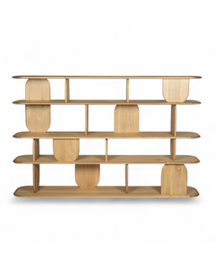 Bibliothèque 130 cm - 5 étagères