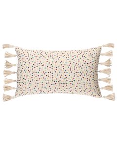 Coussin multicolore