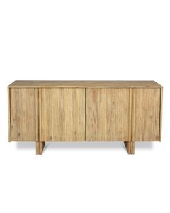 Meuble bas 4 portes 165 cm Brush Acacia