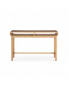 Console 120 cm 2 niches chêne naturel