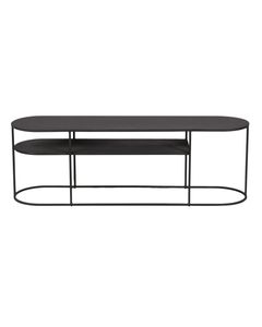 Table basse métal noir