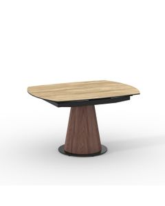Table céramique IKONOS 130-190x100cm pivotante effet bois mat