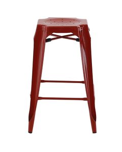 Tabouret snack rouge