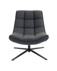 Fauteuil pivotant gris anthracite