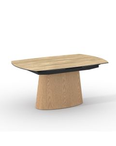 Table céramique KASTOS 160-240x100cm pivotante effet bois mat