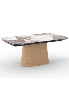 Table céramique KASTOS 180-260x100cm extensible Pandora brillant