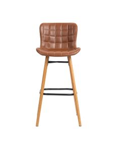 Chaise snack PU Marron