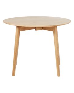 Table repas ronde 100cm chêne naturel