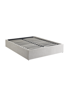 Lit coffre 140 x 190 cm beige