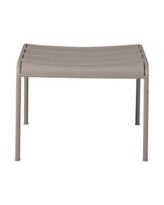 Appui pieds outdoor métal taupe