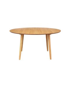 Table repas 140-220 cm placage chêne avec 2 allonges
