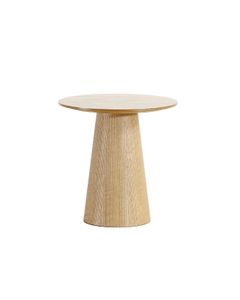 Bout de canapé D45 cm placage chêne
