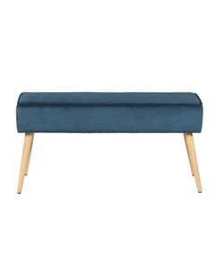 Banc bleu foncé