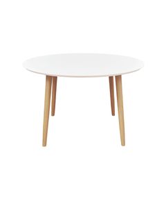 Table repas D120 cm blanc