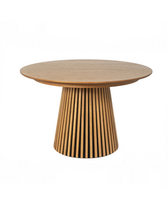 Table repas D120 avec 3 allonges placage Chêne clair