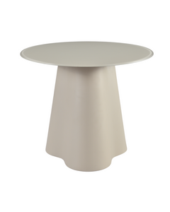 Table basse D60 en verre beige mat