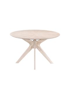 Table repas ronde 120 cm placage chêne